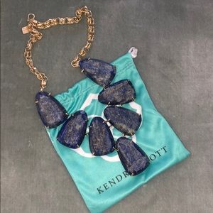 RARE Kendra Scott Harlow Gold Statement Necklace